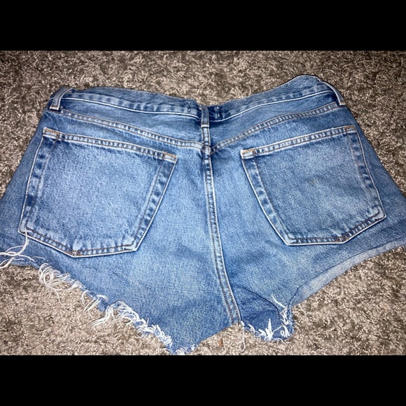 Agolde brand denim cutoff shorts - Picture 4 of 4